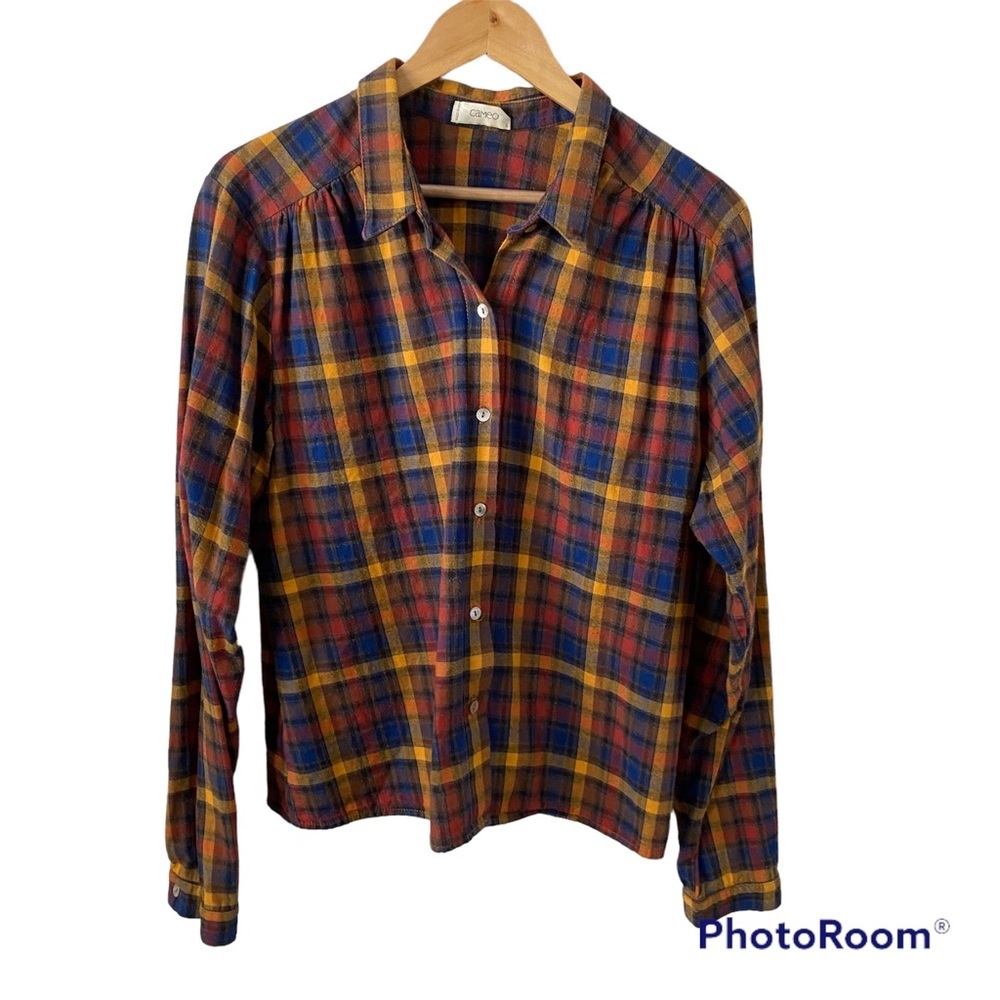 Cameo Multicolor Plaid Button Down Shirt